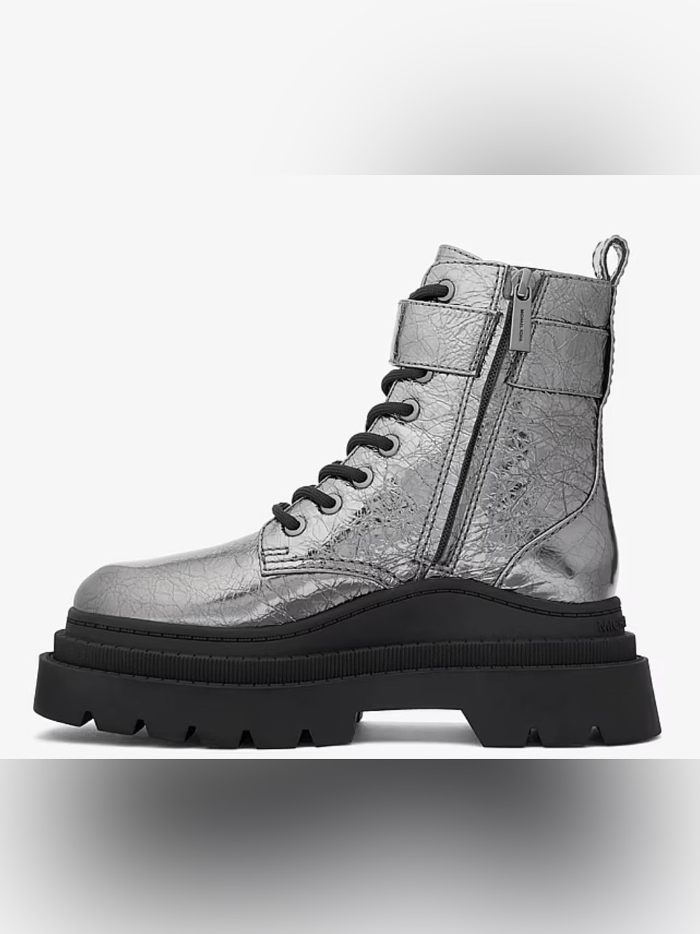MK
Colby Crackled Metallic Leather Combat Boot - Picture 4 of 10